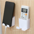 Wall Mounted Mobile Phone Bracket Remote Control Holder No Drilling Phone Charging Support Cellphone Holder Home storage rack